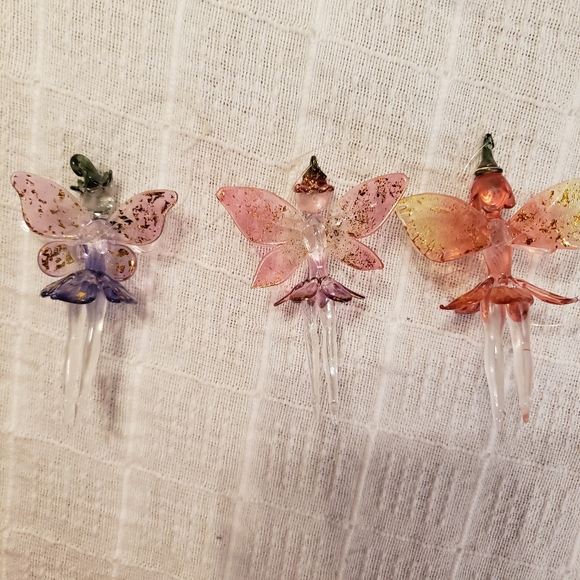 Glass fairy ornaments - Picture 6 of 6